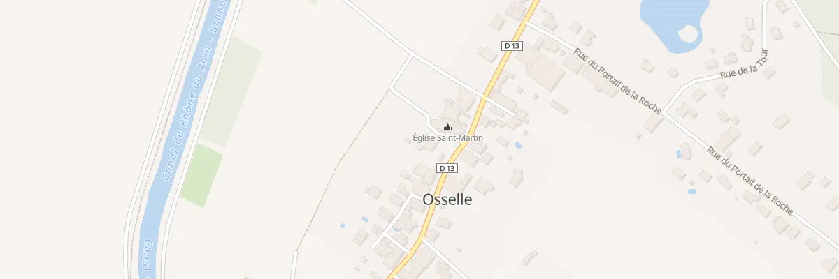 Plan du 3 Pl de l’Eglise à Osselle-Routelle