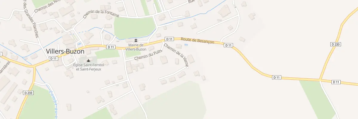Plan du 4 Che de la Verne à Villers-Buzon