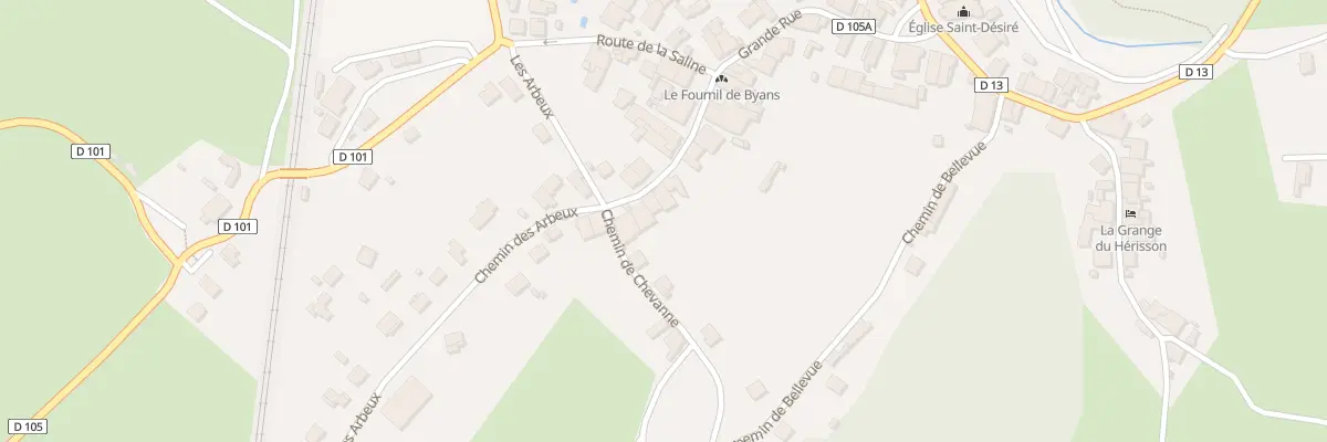 Plan du 33 Gr Grande Rue à Byans-sur-Doubs