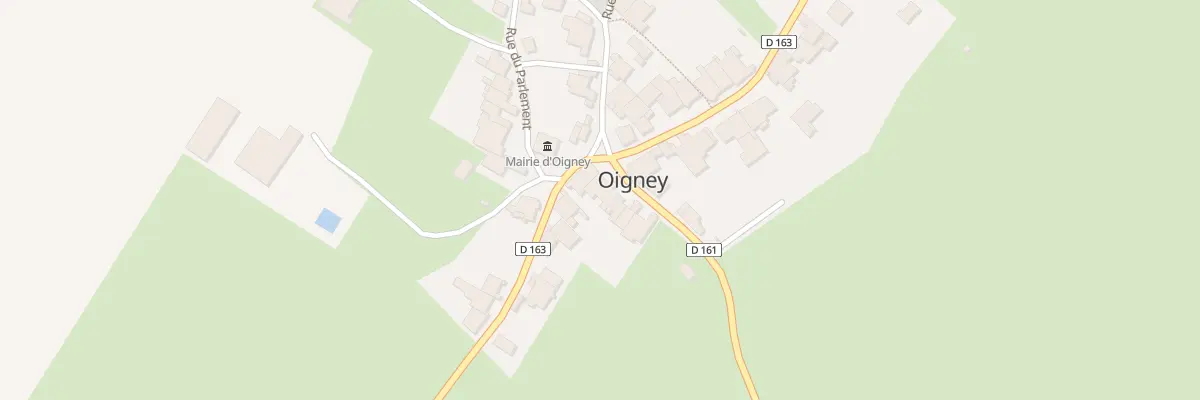Plan du 2 Rue de la Fontaine à Oigney