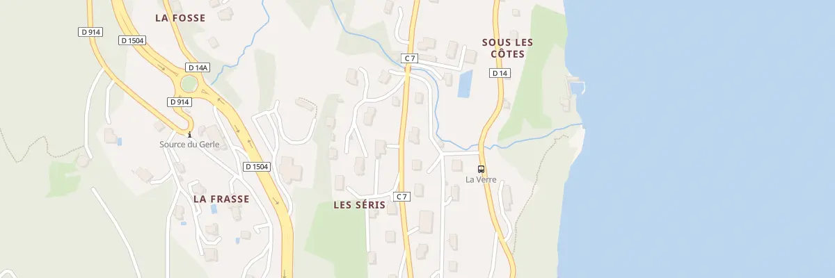 Plan du 92 Rte du Gerle à Bourdeau