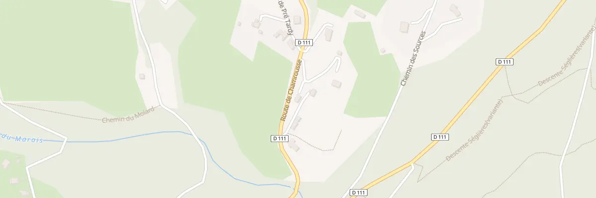 Plan du 30 Tra du Chourey à Saint-Martin-d’Uriage
