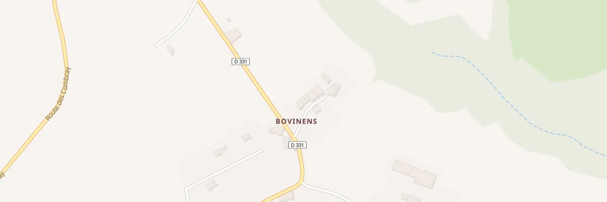 Plan du 2256 Rte de Chêne-En-Semine à Usinens