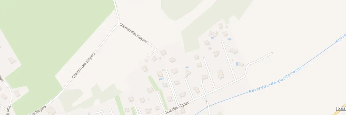 Plan du 19 Rue des Vignes à Villers-Buzon