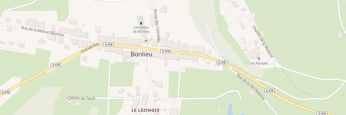 Plan du 40 Grande Rue à Bonlieu