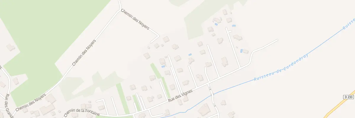 Plan du 19C Rue des Vignes à Villers-Buzon