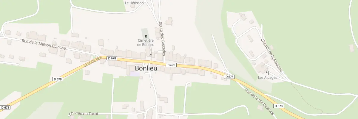 Plan du 33 Grande Rue à Bonlieu