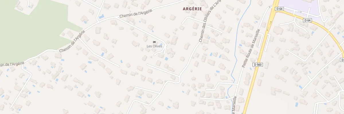 Plan du 9014 Che des Oliviers de l’Argerie à Saint-Maximin-la-Sainte-Baume