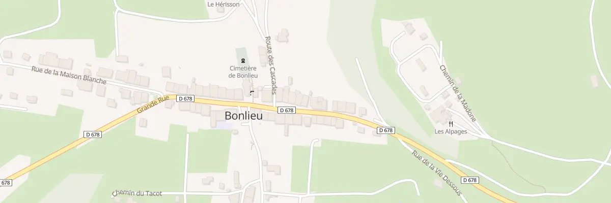 Plan du 35 Grande Rue à Bonlieu