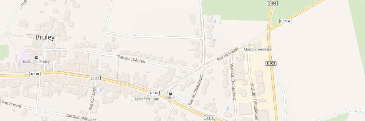 Plan du 35 Rue du Château à Bruley