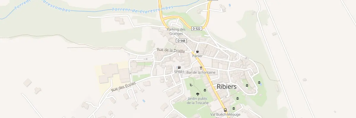 Plan du 5592 Le Village de Ribiers à Val Buëch-Méouge