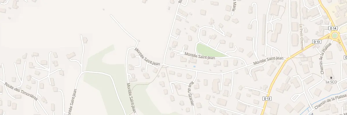 Plan du 128 Mte Saint-Jean au Bourget-du-Lac