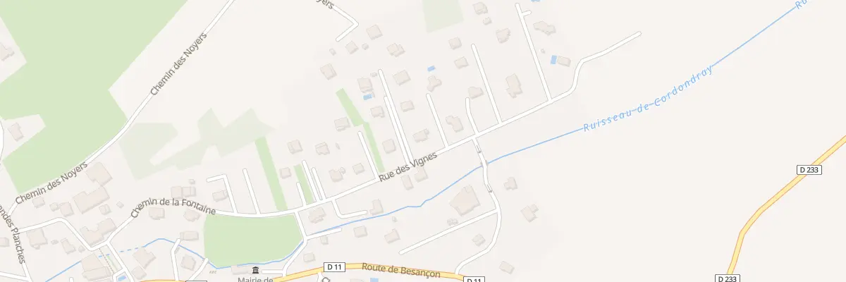 Plan du 19A Rue des Vignes à Villers-Buzon