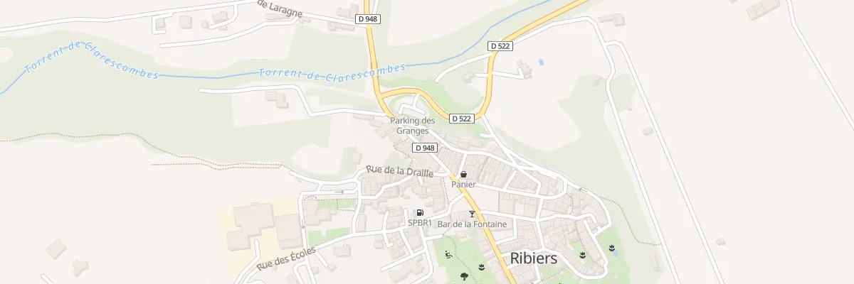 Plan du 5193 Le Village de Ribiers à Val Buëch-Méouge