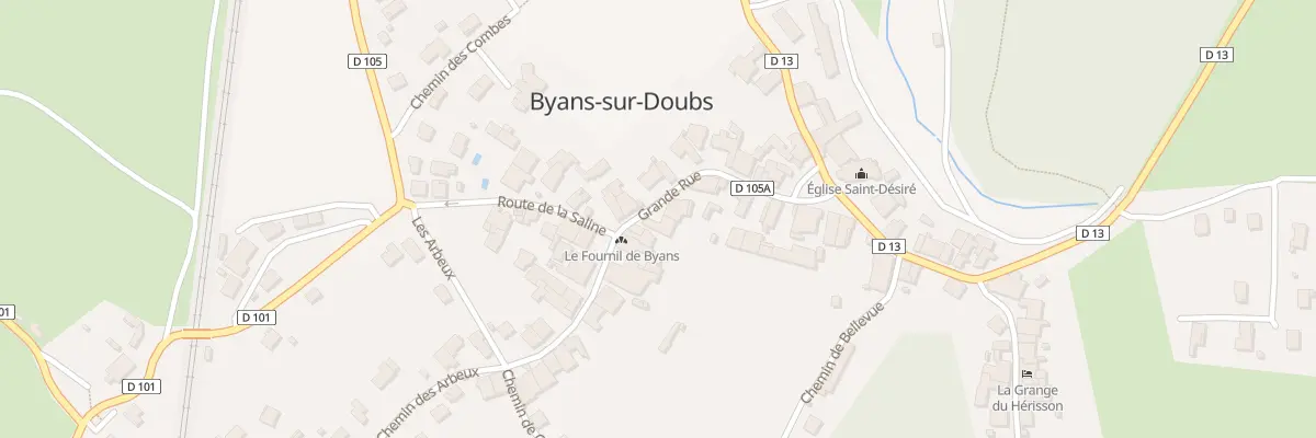 Plan du 13 Gr Grande Rue à Byans-sur-Doubs