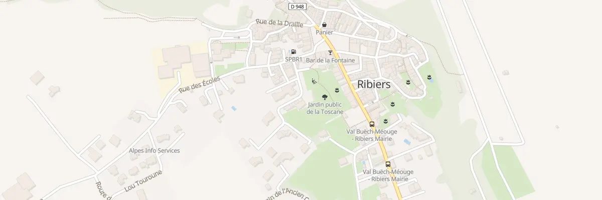 Plan du 5057 Le Village de Ribiers à Val Buëch-Méouge