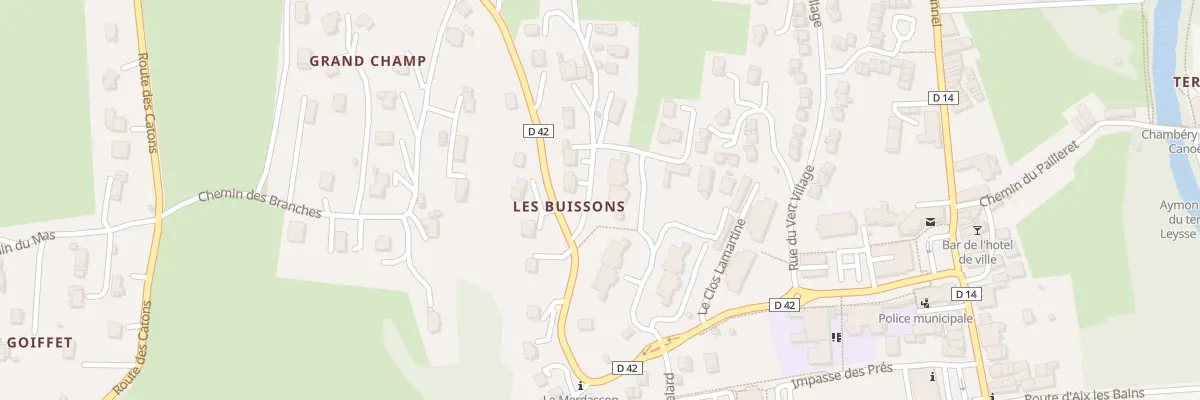 Plan du 147 All des Mures au Bourget-du-Lac