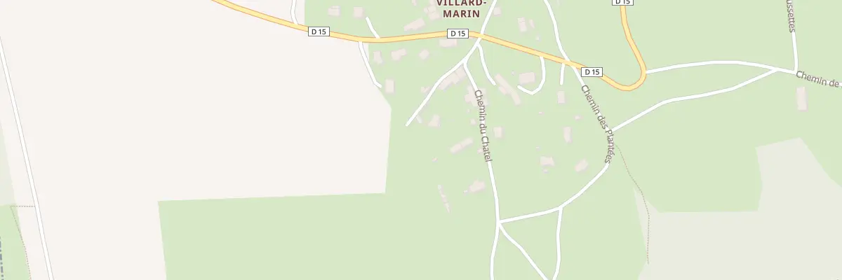 Plan du 36 Che du Châtel à La Motte-Servolex