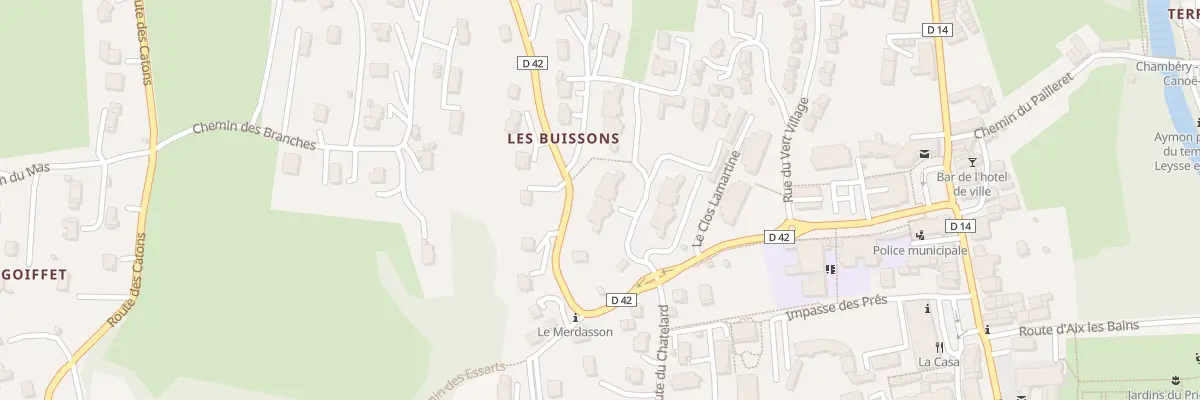 Plan du 63 All des Mures au Bourget-du-Lac