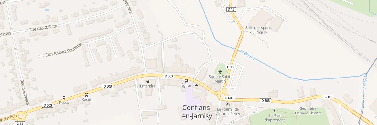 Plan du 10 Rue de Verdun à Conflans-en-Jarnisy