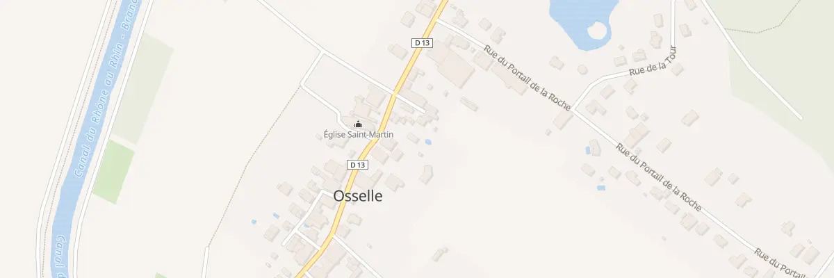 Plan du 27 Gr Grande Rue à Osselle-Routelle