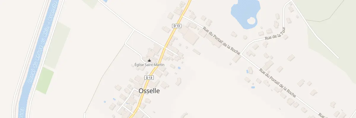 Plan du 2 Imp du Pre de la Motte à Osselle-Routelle
