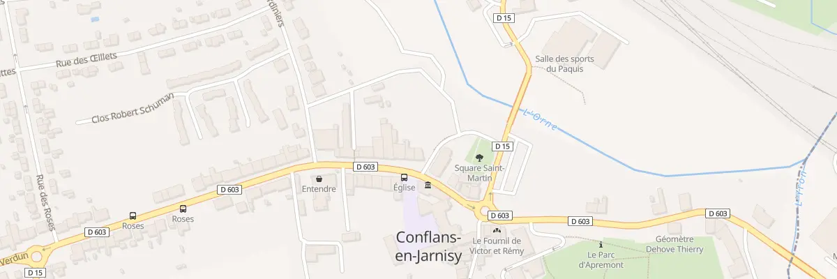 Plan du 8 Rue de Verdun à Conflans-en-Jarnisy