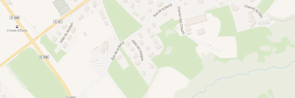 Plan du 55 All de l’Alagne à Éloise
