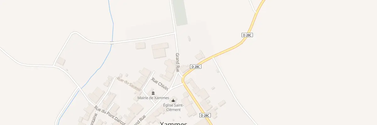 Plan du 1B Rte de Charey à Xammes