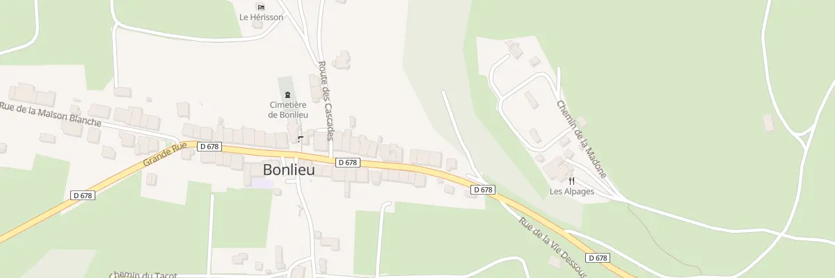 Plan du 43 Grande Rue à Bonlieu