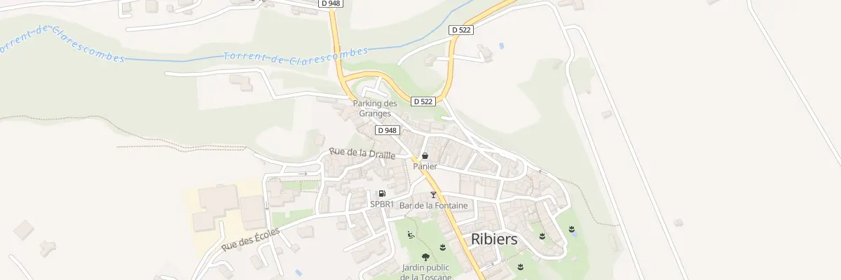 Plan du 5574 Le Village de Ribiers à Val Buëch-Méouge