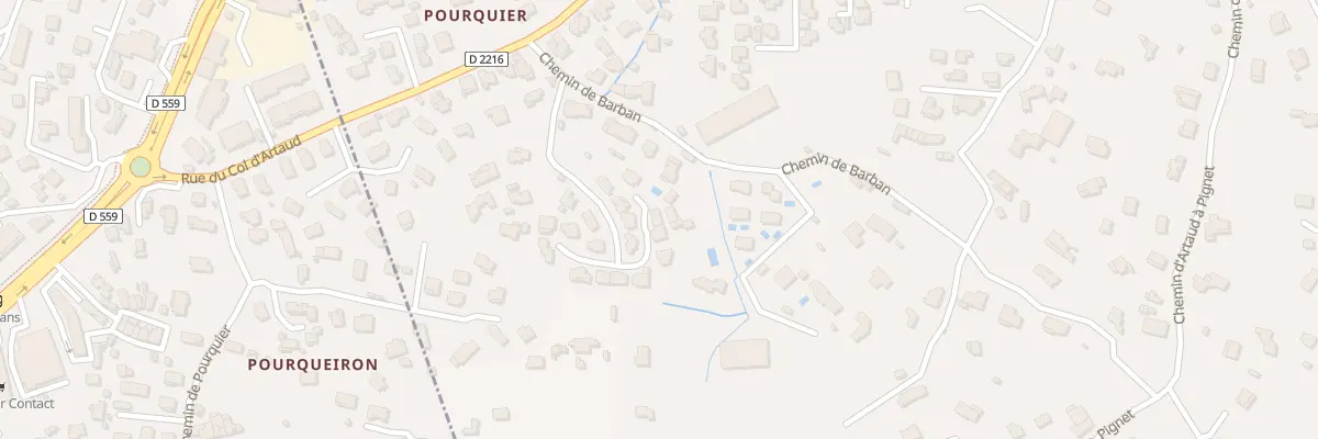 Plan du 576 Che de Barban (Vc 236) à La Seyne-sur-Mer