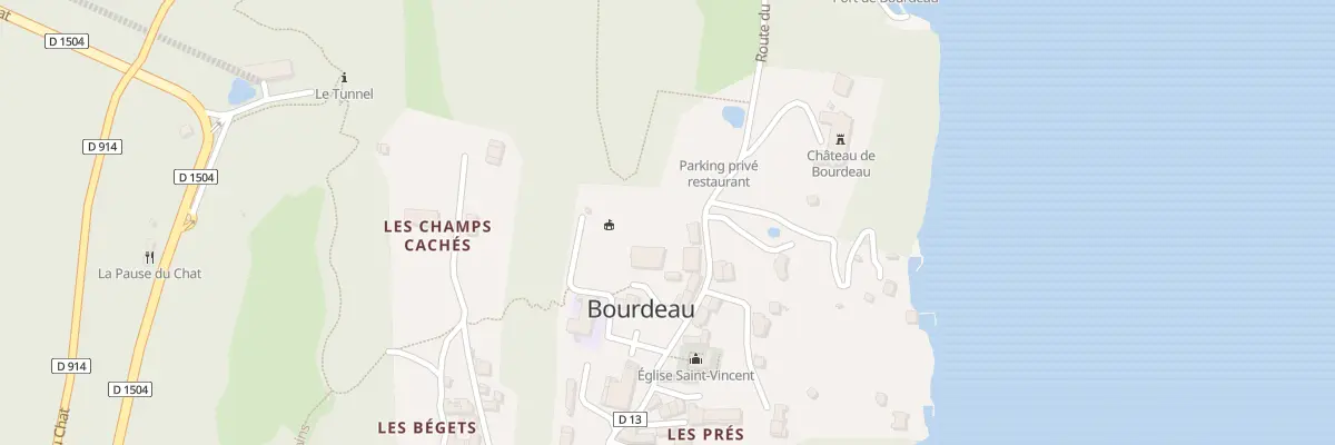Plan du 259 Rte du Port à Bourdeau
