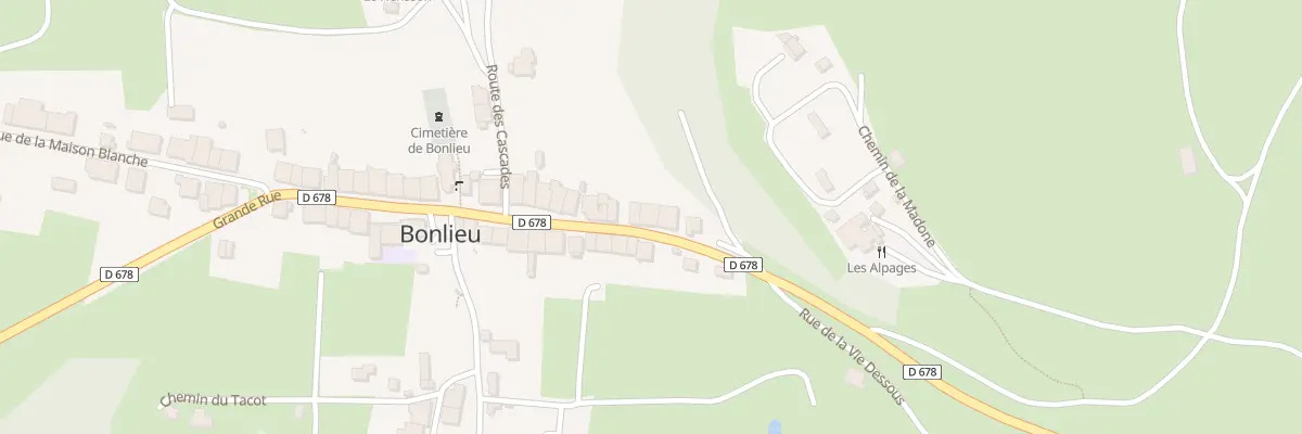 Plan du 45 Grande Rue à Bonlieu