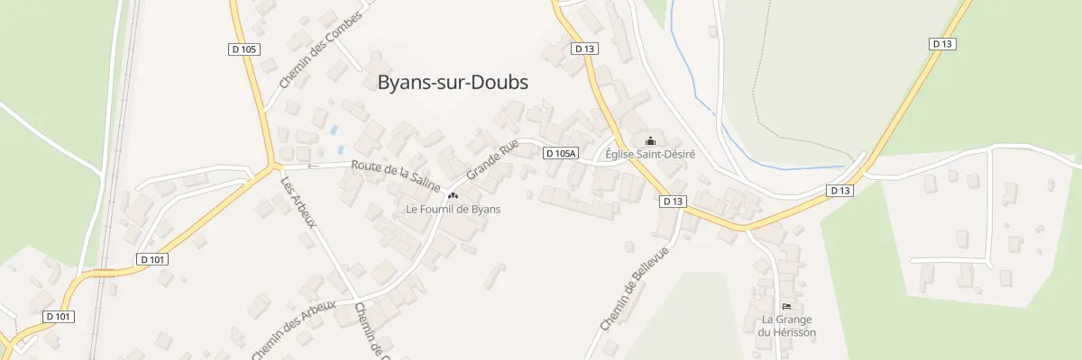Plan du 3 Gr Grande Rue à Byans-sur-Doubs