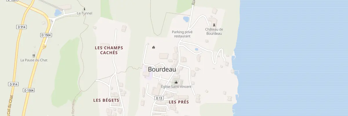 Plan du 235 Rte du Port à Bourdeau