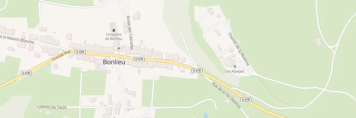 Plan du 47 Grande Rue à Bonlieu