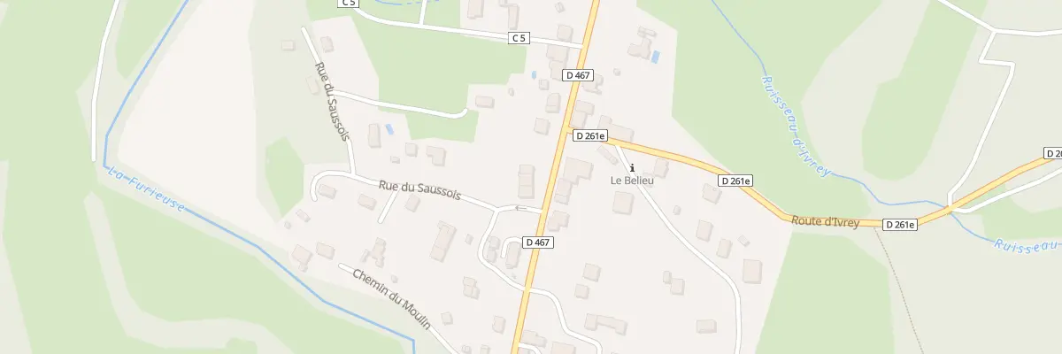 Plan du 22 Grande Rue à La Chapelle-sur-Furieuse