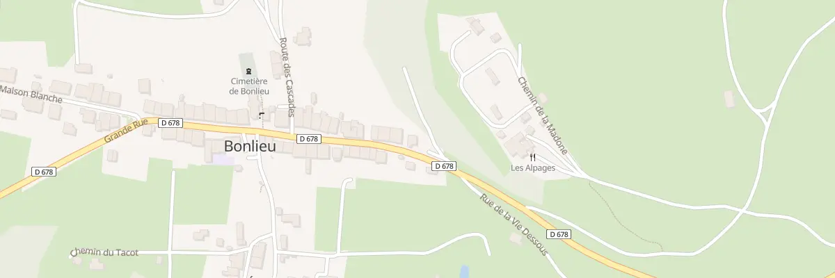 Plan du 49 Grande Rue à Bonlieu