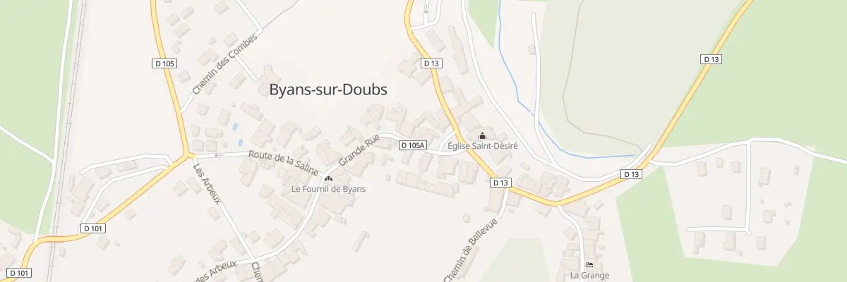 Plan du 2 Gr Grande Rue à Byans-sur-Doubs