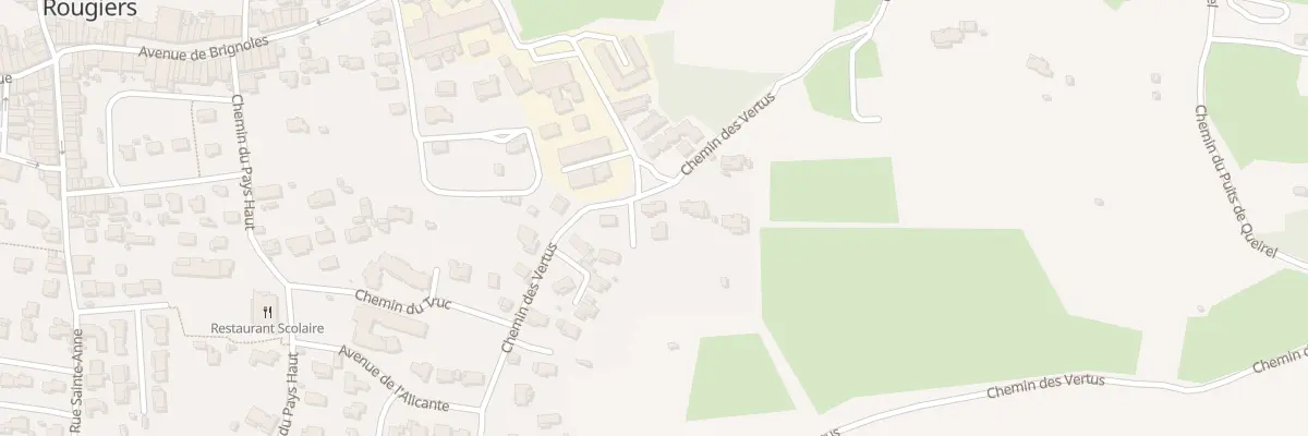 Plan du 6054 Les Fauvieres à Rougiers