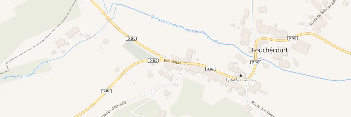 Plan du 196 Rue Haute à Fouchécourt