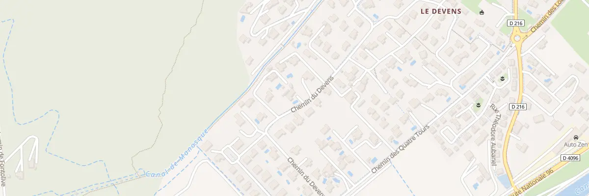 Plan du 700 Che du Devens à Villeneuve