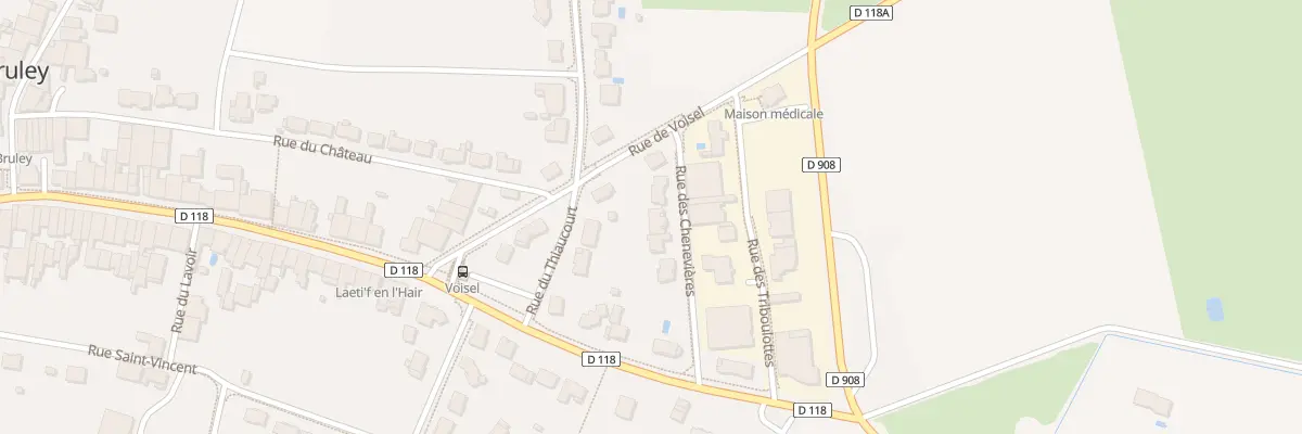 Plan du 112 Rue des Chenevières à Bruley