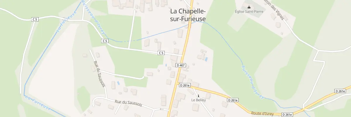 Plan du 14 Grande Rue à La Chapelle-sur-Furieuse