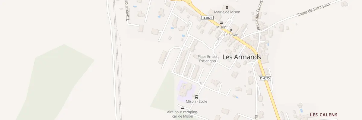 Plan du 4A Les Armands à Mison