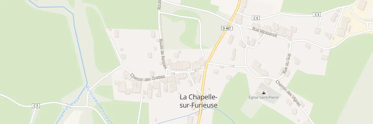 Plan du 4 Rte de Rennes à La Chapelle-sur-Furieuse
