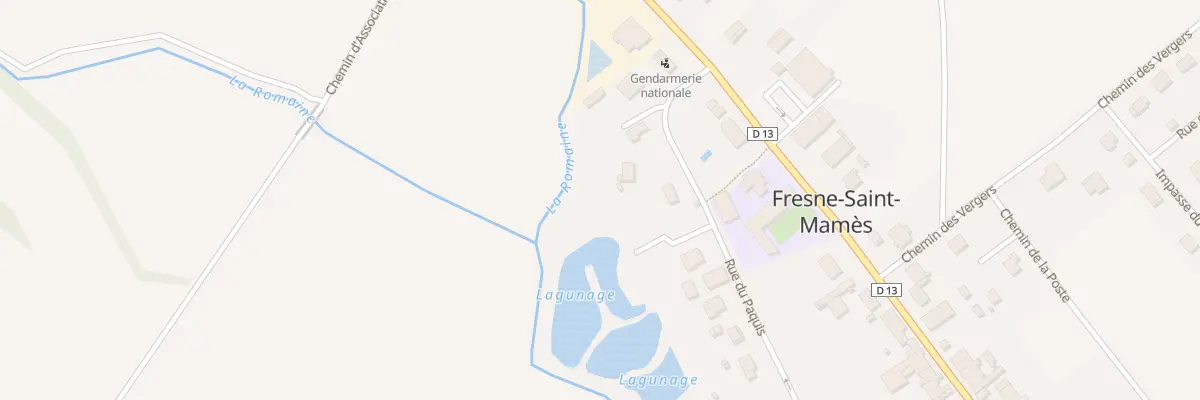 Plan du 6 Rue du Pâquis à Fresne-Saint-Mamès