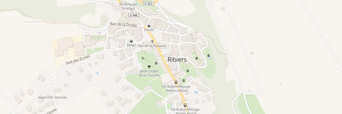 Plan du 5613 Le Village de Ribiers à Val Buëch-Méouge