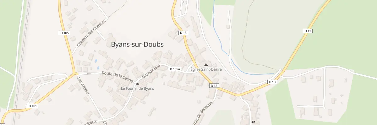 Plan du 13 Pl de l’Église à Byans-sur-Doubs
